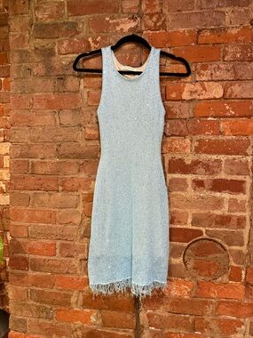 ASTA RESORT | NATALIA Mini Dress in Baia Blue